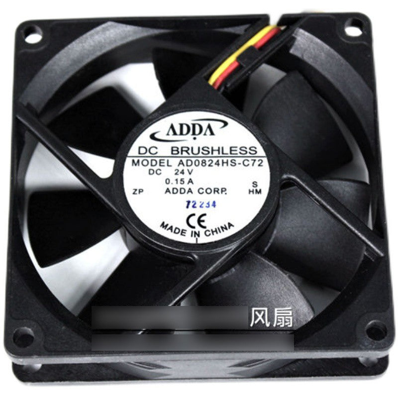 ADDA AD0824HS-C72 24V 0.15A 3wires cooling fan ADDA AD0824HS-C72 24V 0.15A 3wires cooling fan
